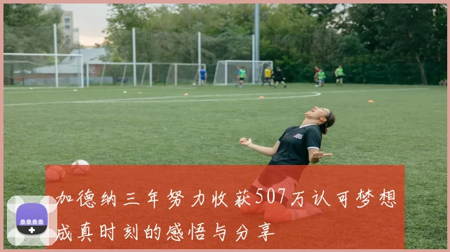 加德纳三年努力收获507万认可梦想成真时刻的感悟与分享